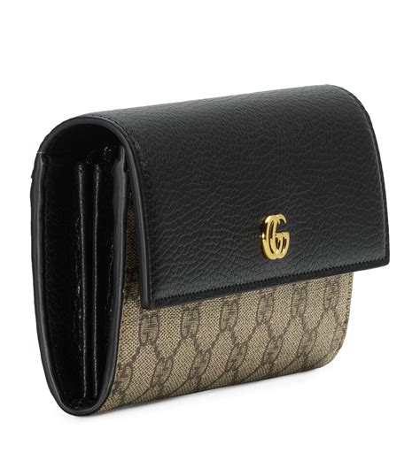 gucci continental wallet men|gg marmont leather continental wallet.